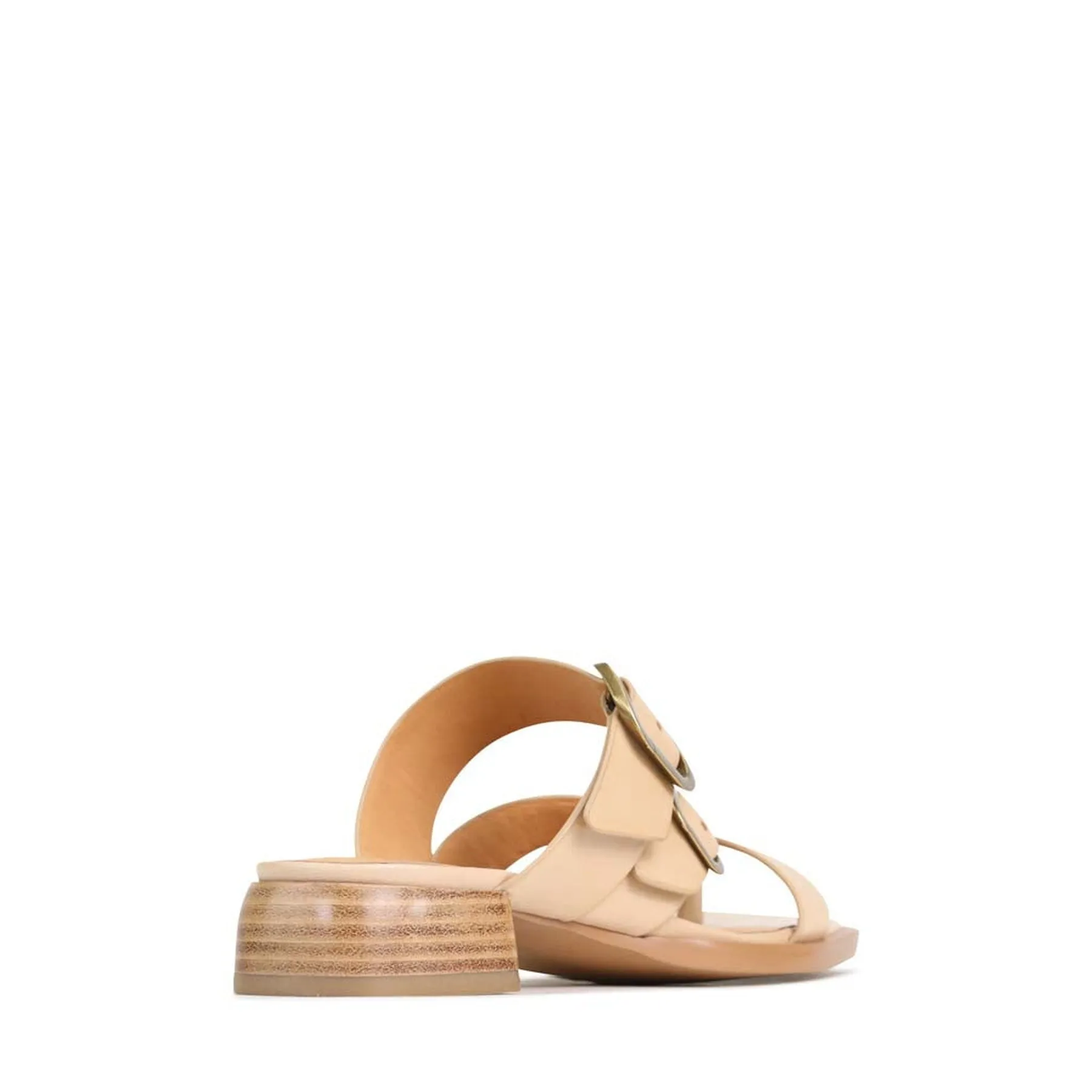 TEIA LEDER-SLIDES SANDALEN