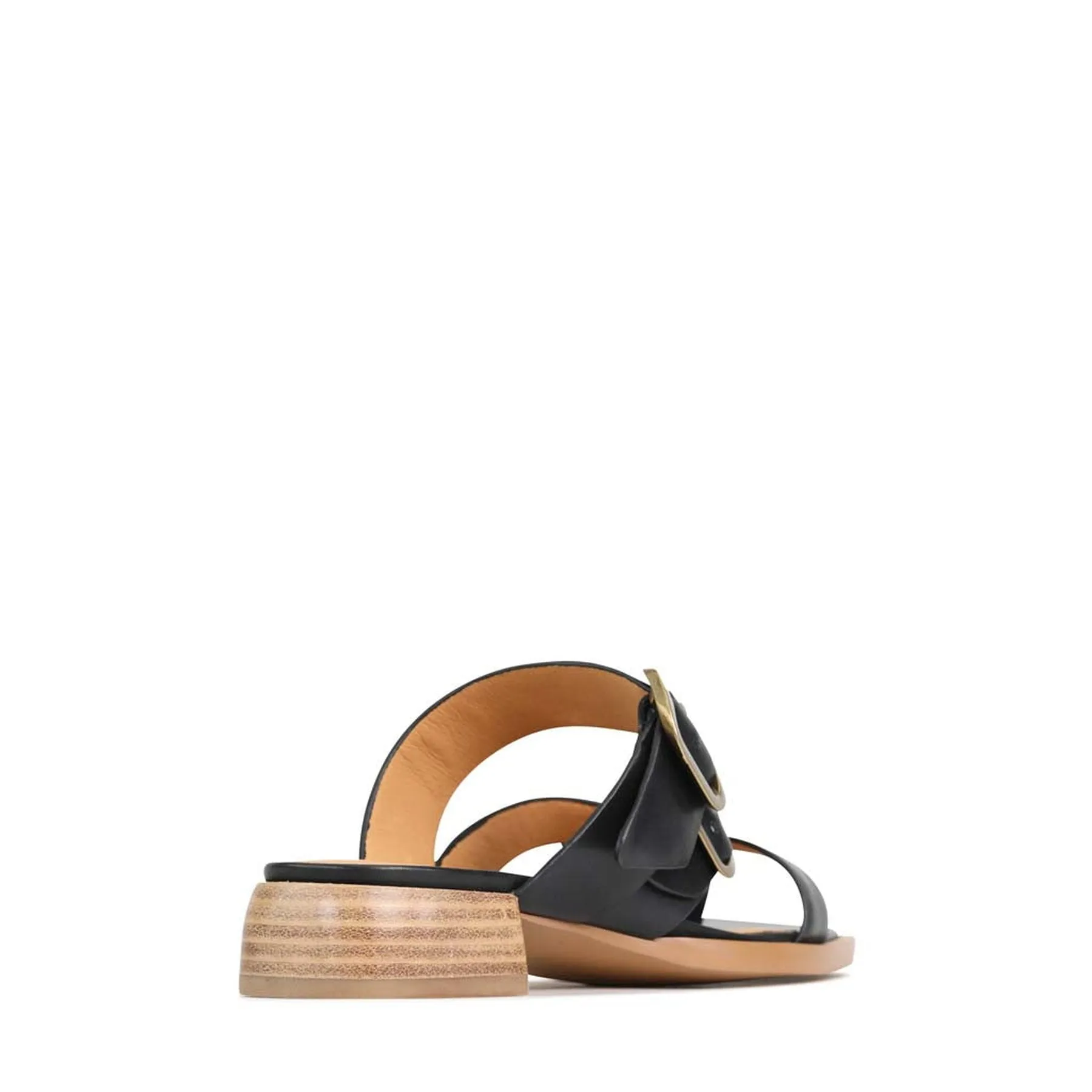 TEIA LEDER-SLIDES SANDALEN
