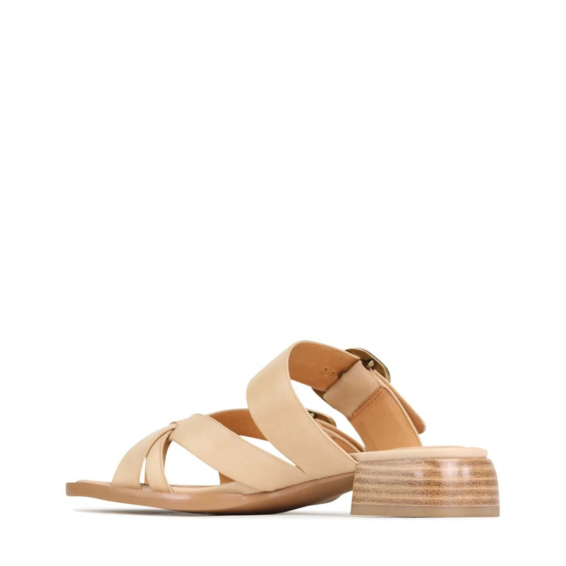 TEIA LEDER-SLIDES SANDALEN