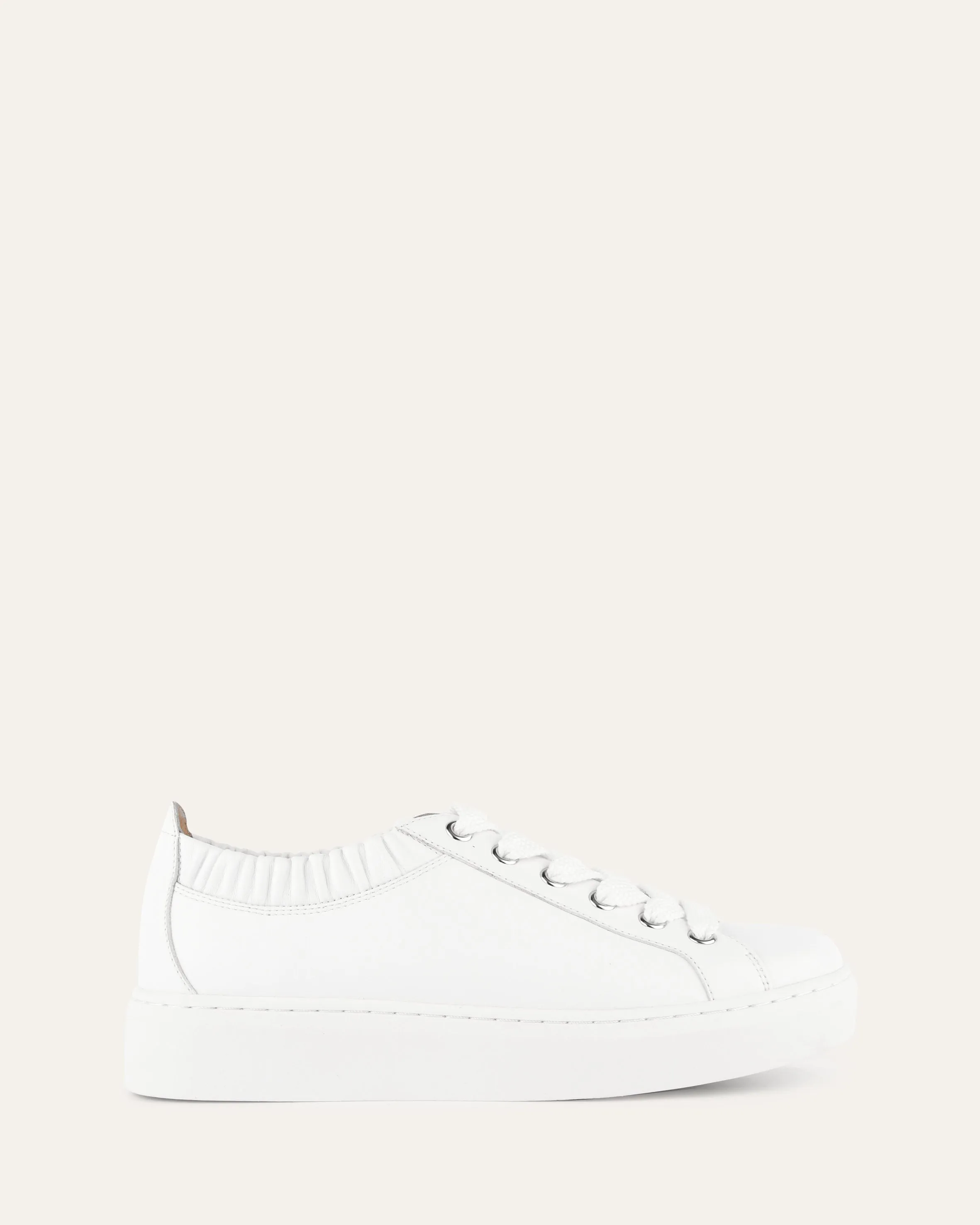 TENLEY SNEAKER WEISS LEDER