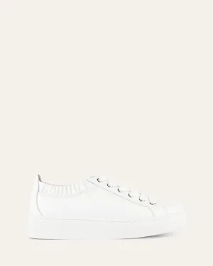 TENLEY SNEAKER WEISS LEDER