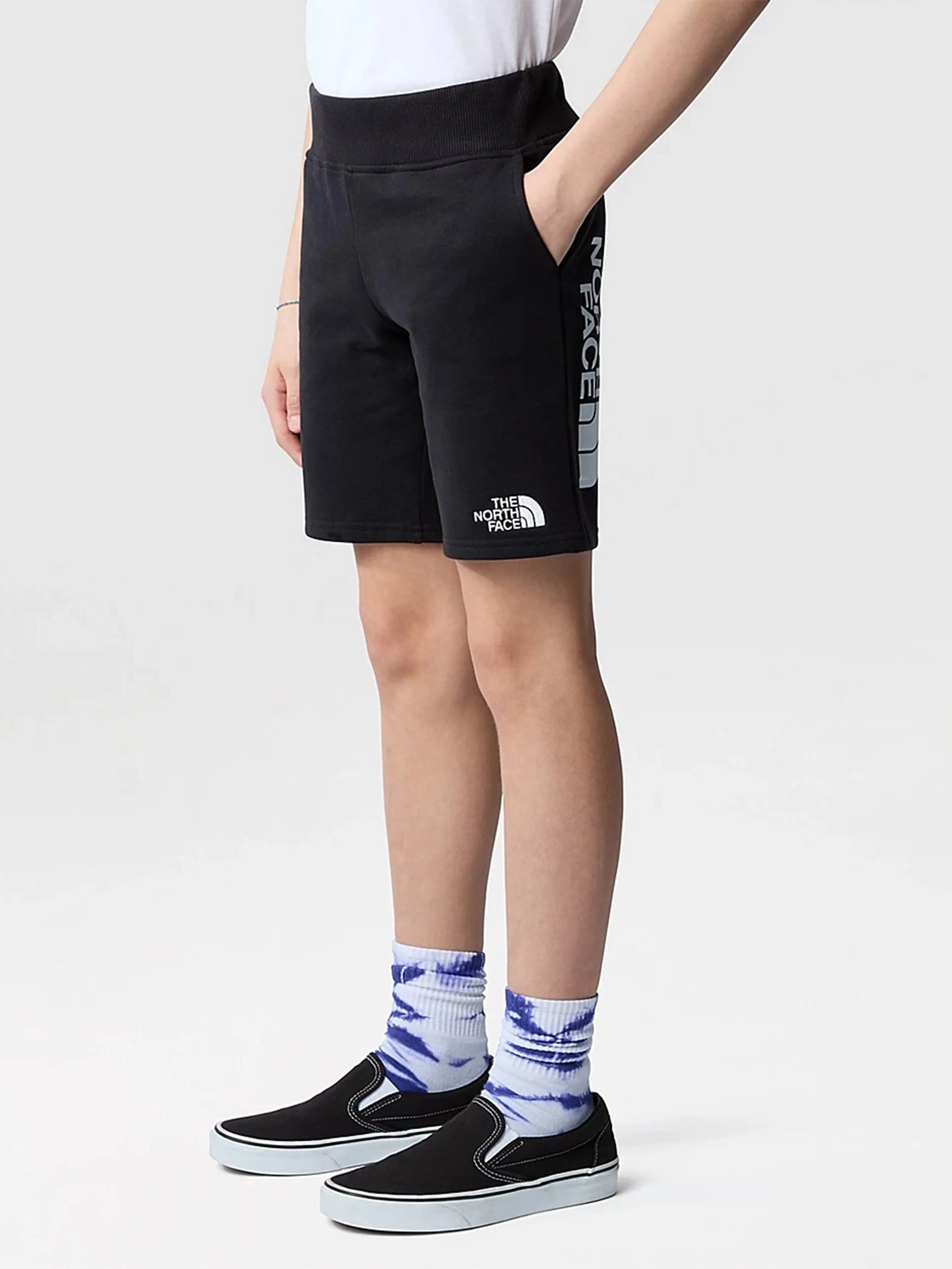 The North Face Jungen-Baumwollshorts in Schwarz