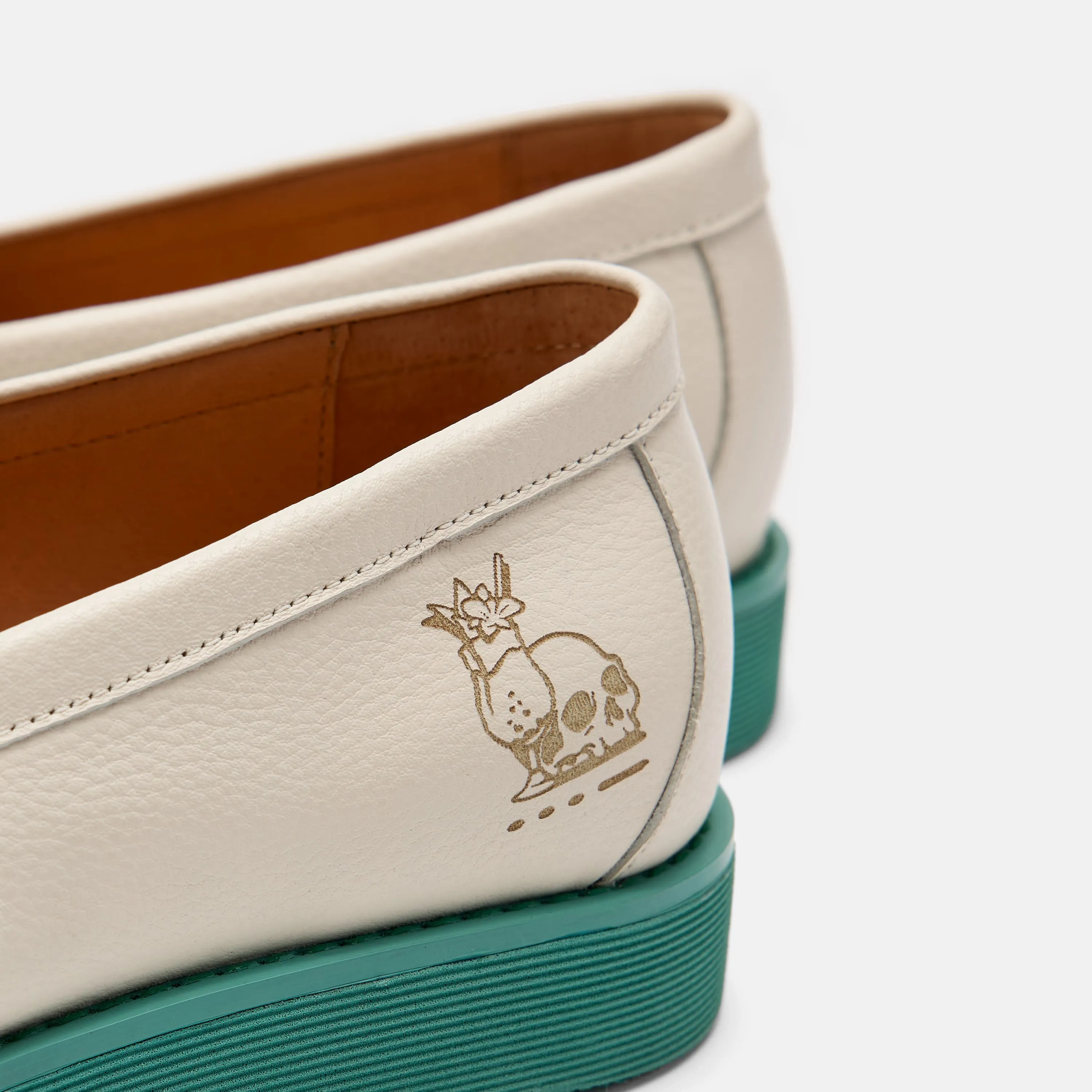 Three Dots and a Dash 'Nicht zu süß' Leder-Penny-Loafers - Herren