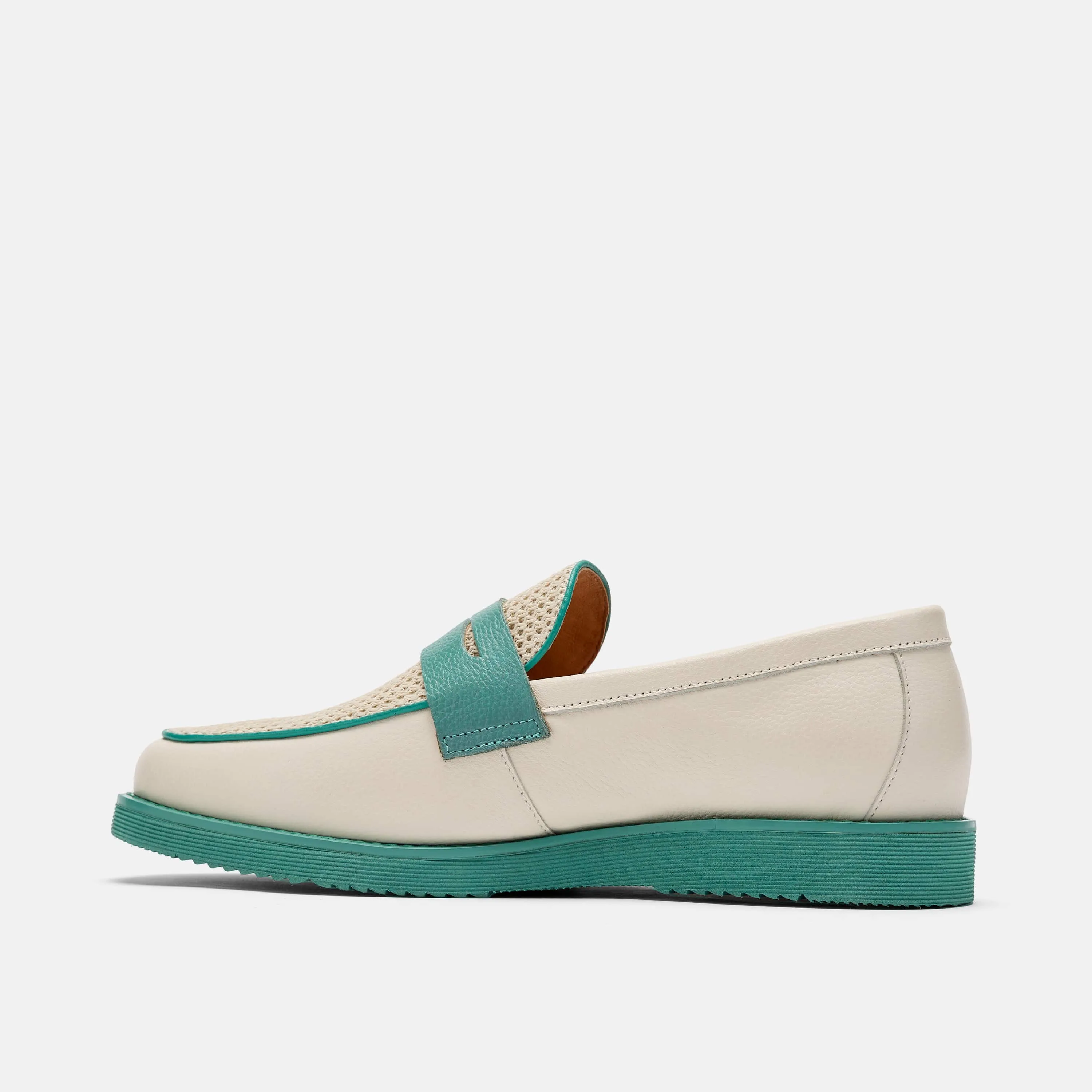 Three Dots and a Dash 'Nicht zu süß' Leder-Penny-Loafers - Herren