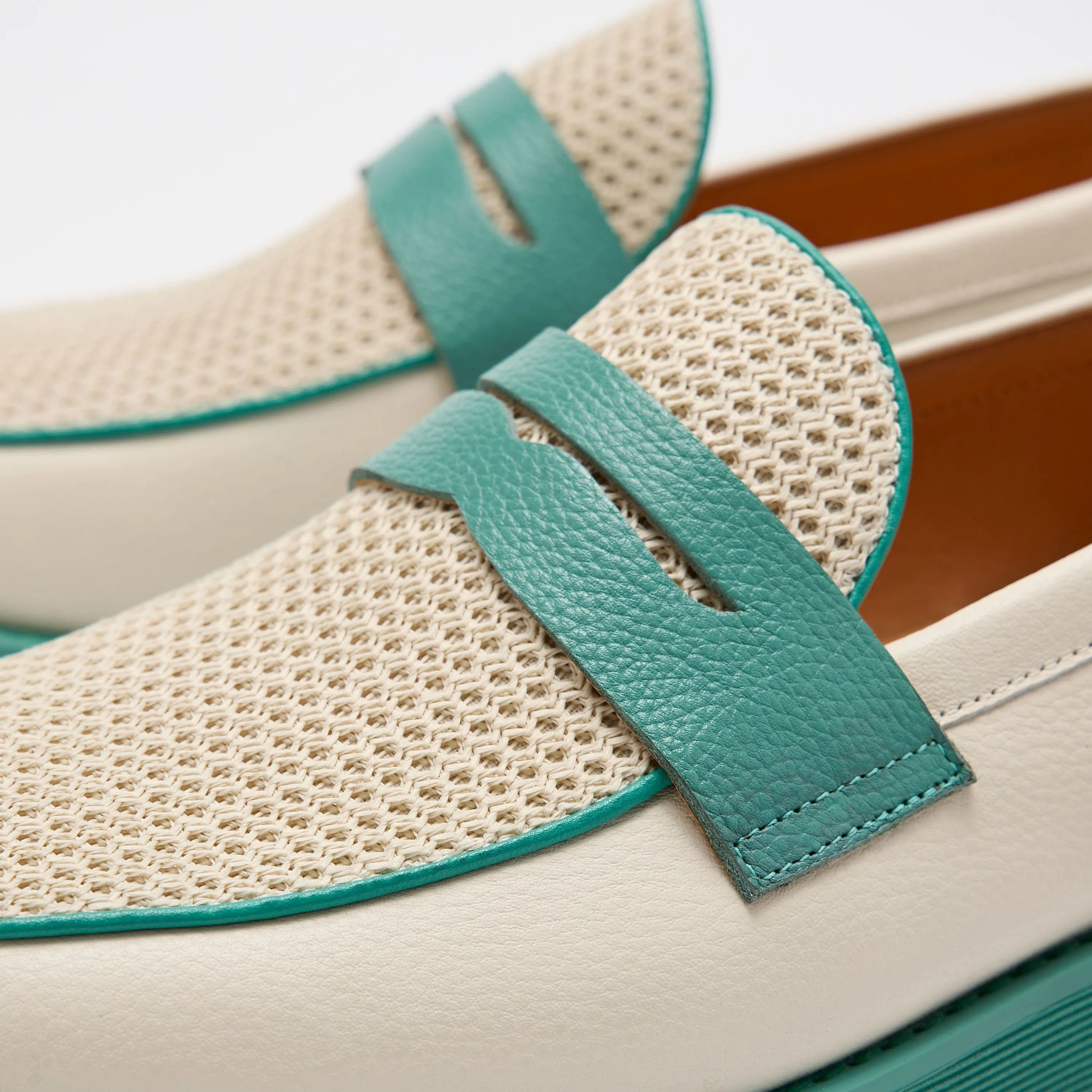 Three Dots and a Dash 'Nicht zu süß' Leder-Penny-Loafers - Herren