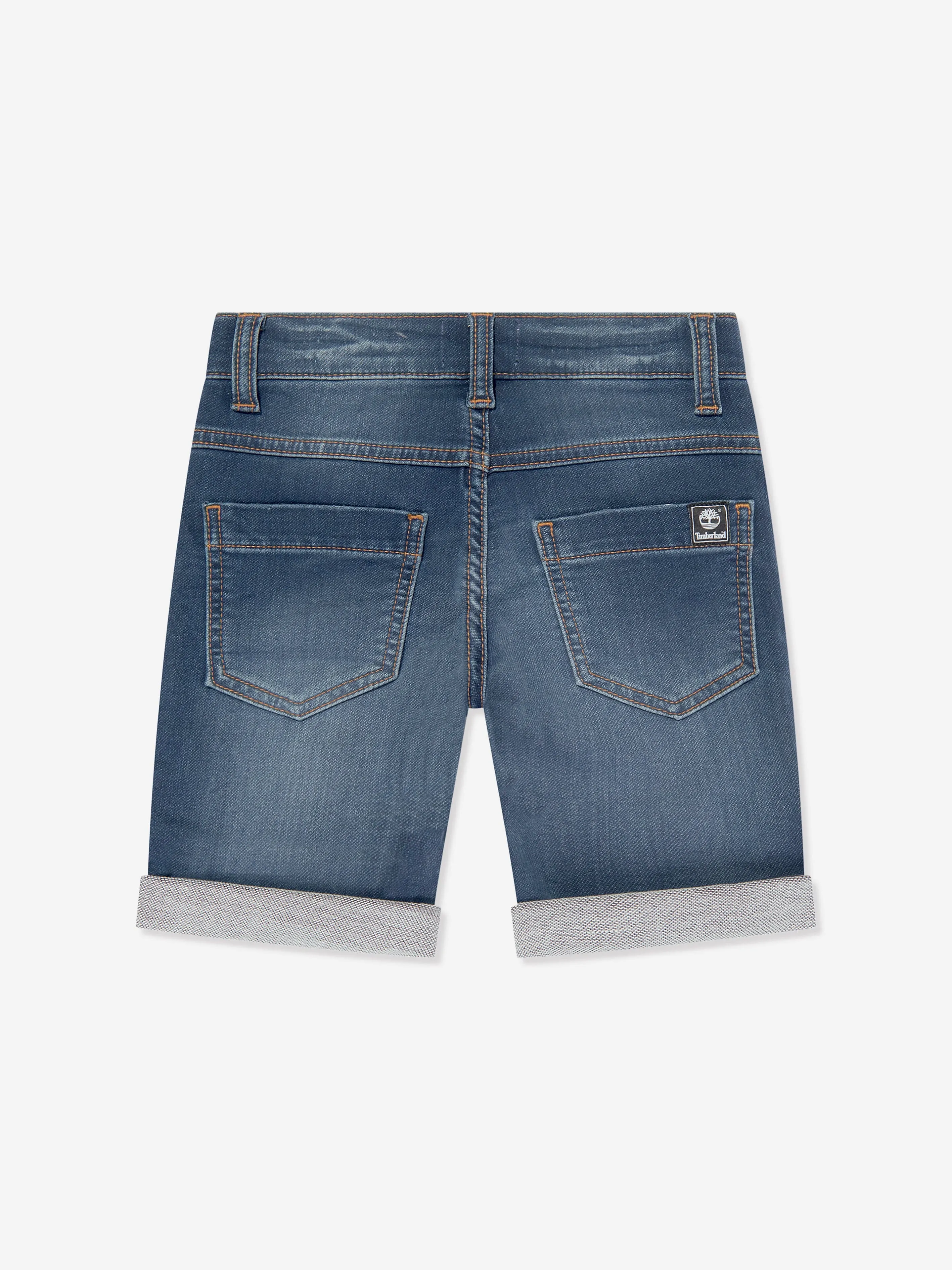 Timberland Jungen Denim Knot Bermuda Shorts in Blau