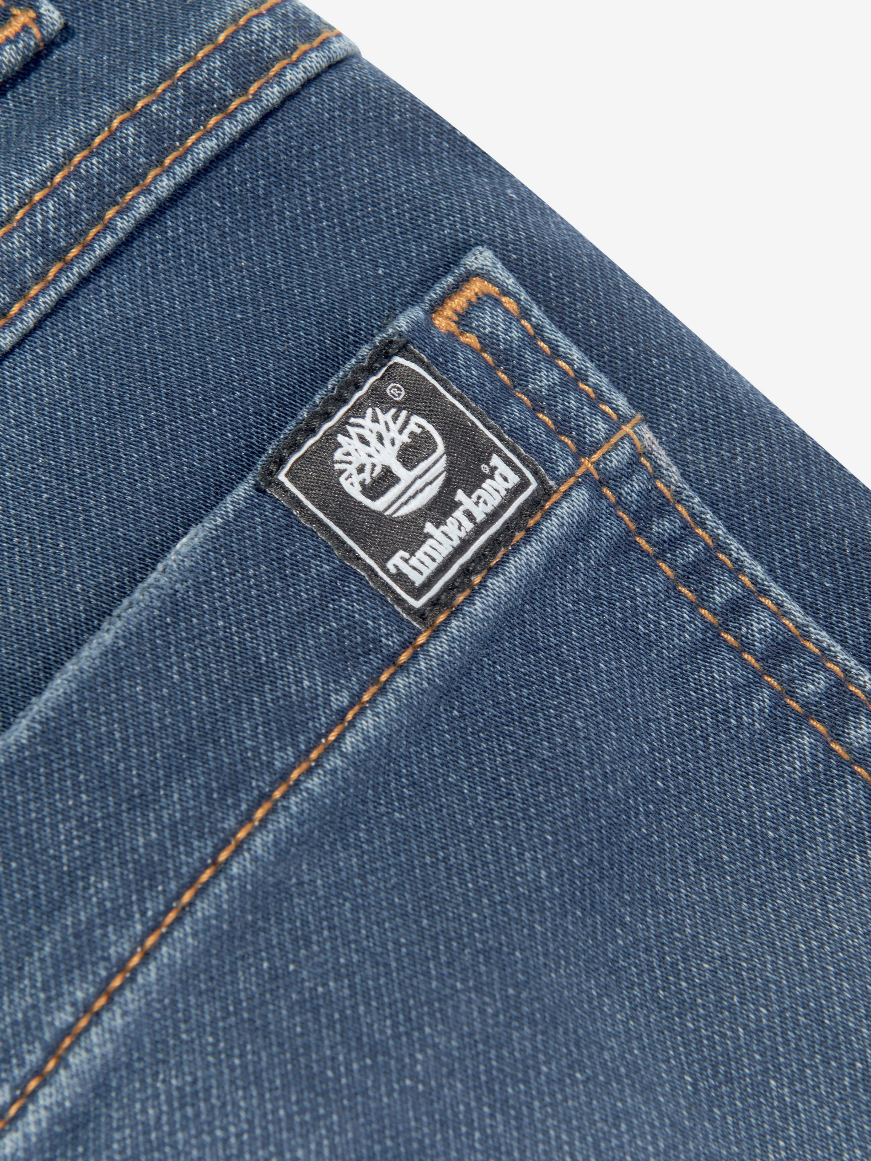 Timberland Jungen Denim Knot Bermuda Shorts in Blau
