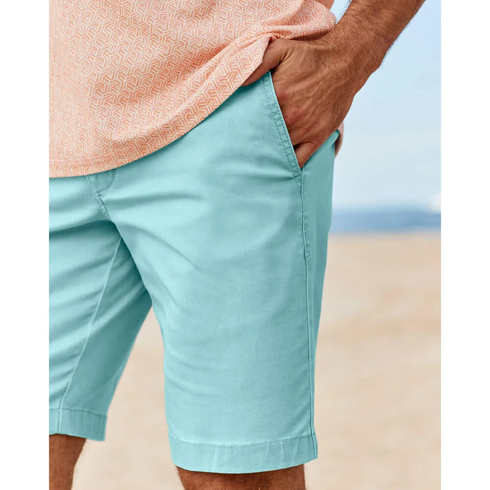 Tommy Bahama 10-Zoll Boracay Flachbund Shorts - Milchblau Herren Tommy Bahama