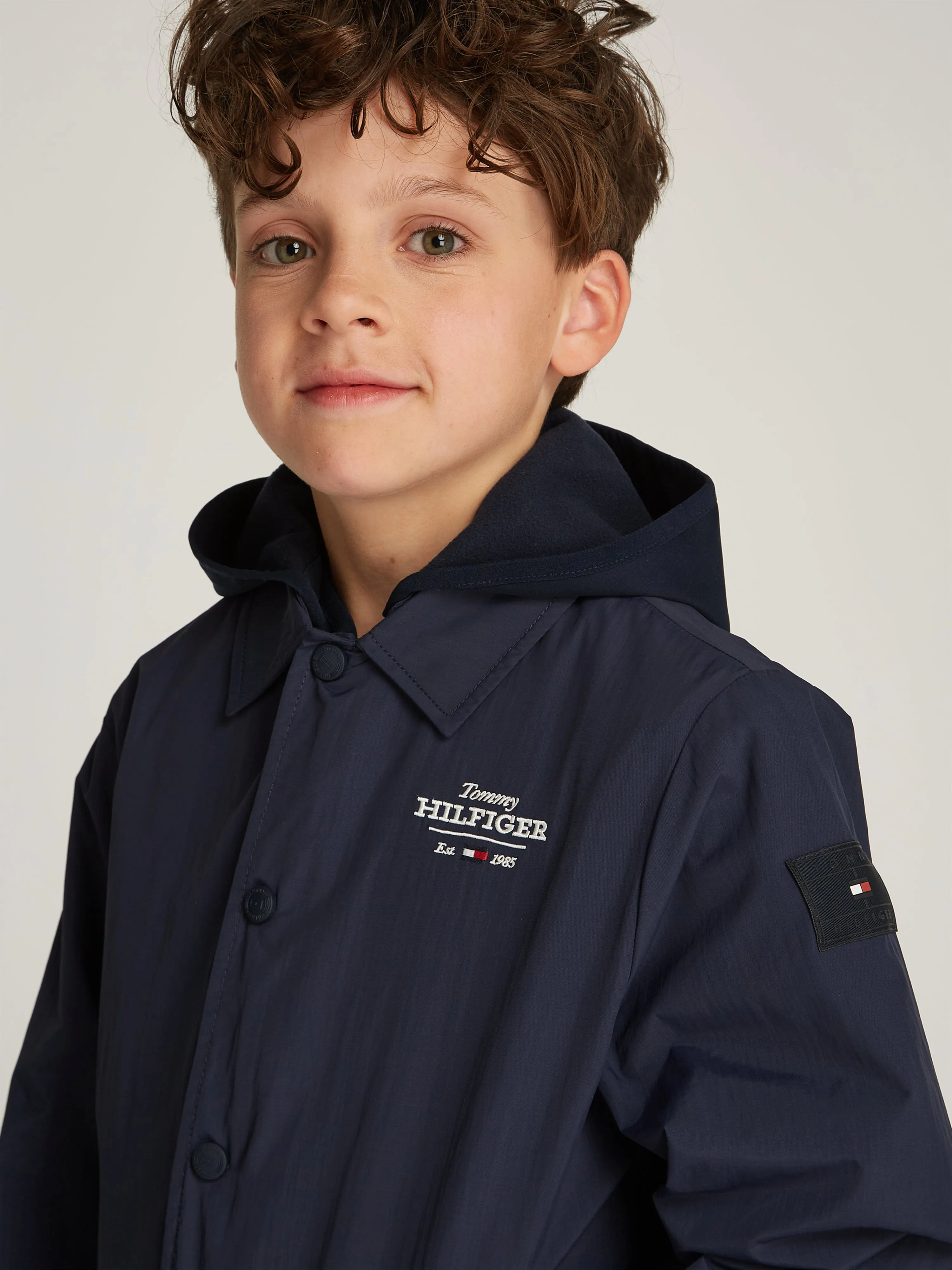 Tommy Hilfiger Jungen Coach 3 in 1 Jacke in Schwarz