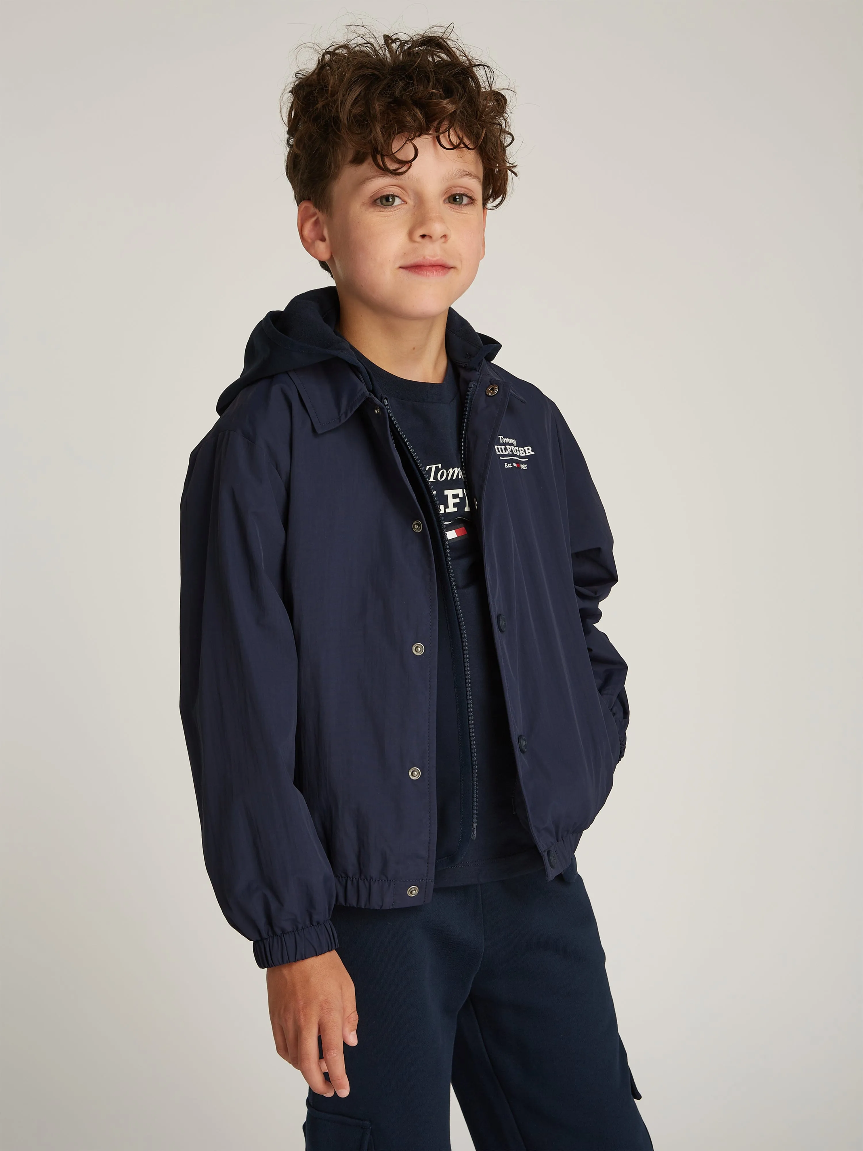 Tommy Hilfiger Jungen Coach 3 in 1 Jacke in Schwarz