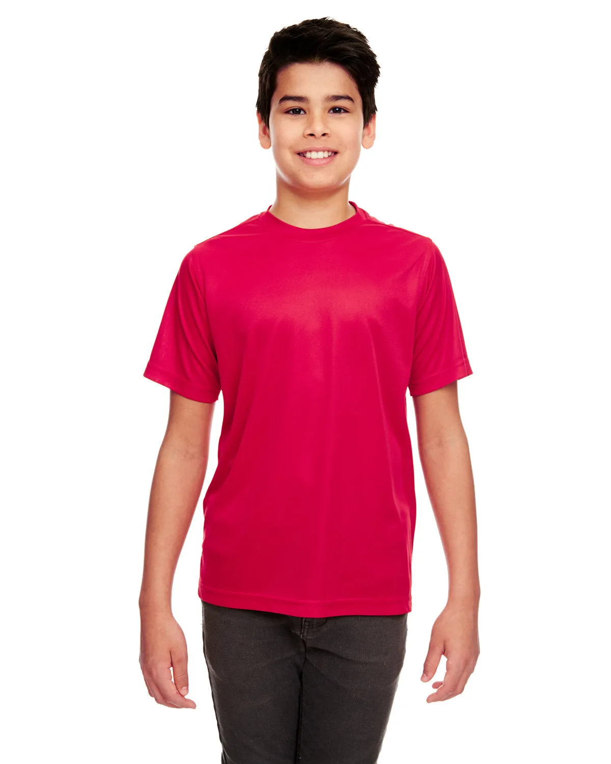 UltraClub 8420Y Jugend Cool & Dry Sport Performance Interlock-T-Shirt