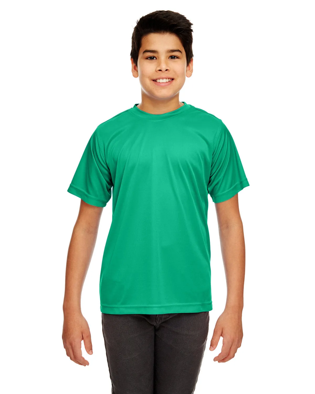 UltraClub 8420Y Jugend Cool & Dry Sport Performance Interlock-T-Shirt