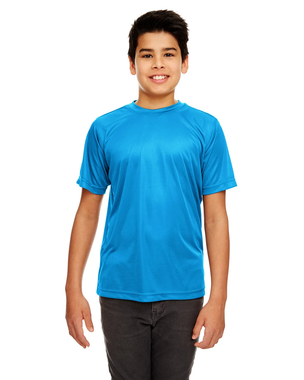UltraClub 8420Y Jugend Cool & Dry Sport Performance Interlock-T-Shirt