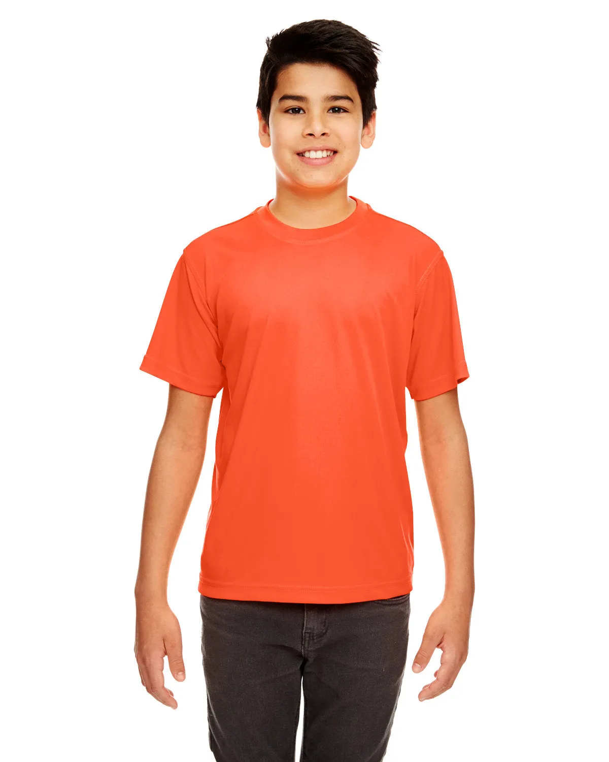 UltraClub 8420Y Jugend Cool & Dry Sport Performance Interlock-T-Shirt