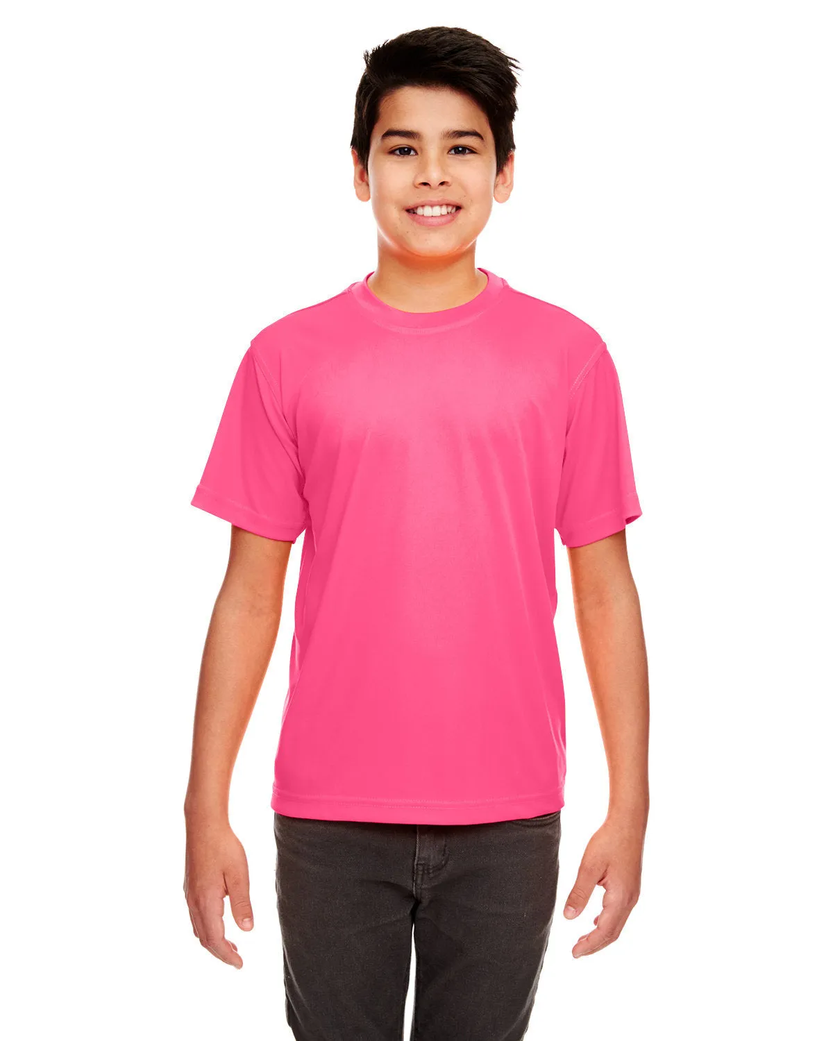 UltraClub 8420Y Jugend Cool & Dry Sport Performance Interlock-T-Shirt