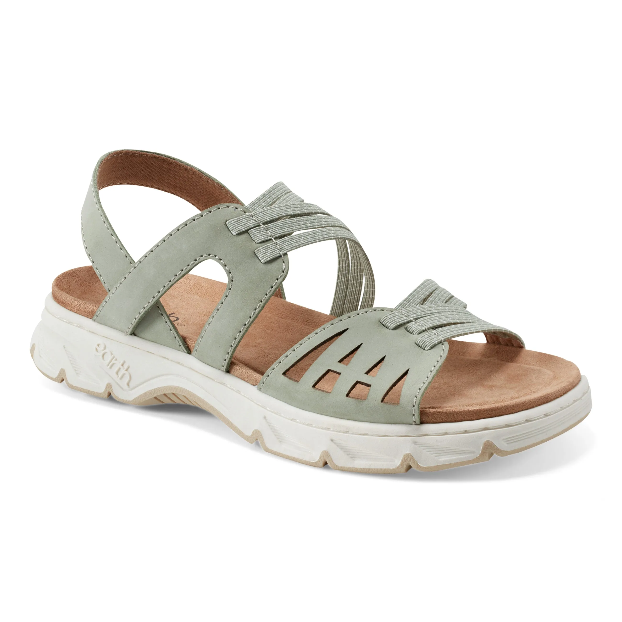 Vernon Riemchen-Slingback Freizeit-Sandalen mit flacher Sohle