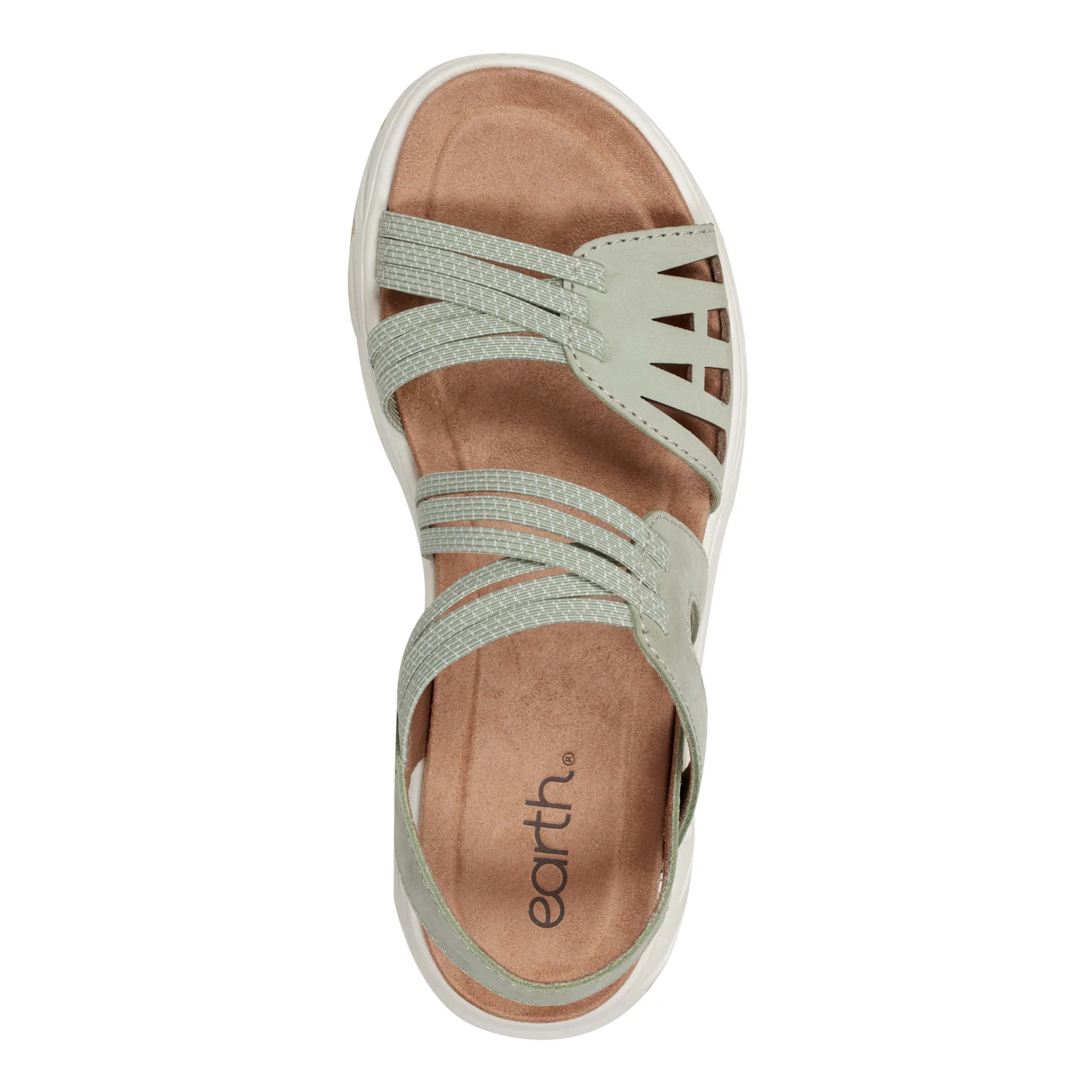 Vernon Riemchen-Slingback Freizeit-Sandalen mit flacher Sohle