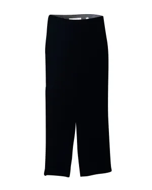 Vince Pull On Hose in schwarzem Samt