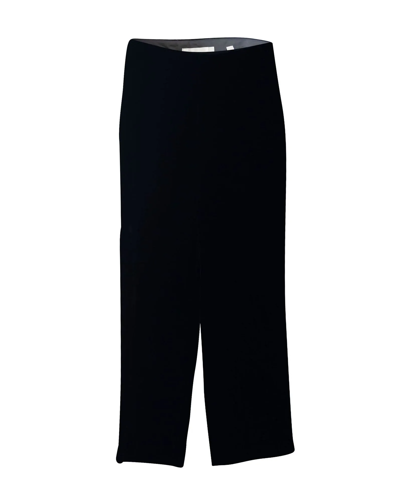 Vince Pull On Hose in schwarzem Samt