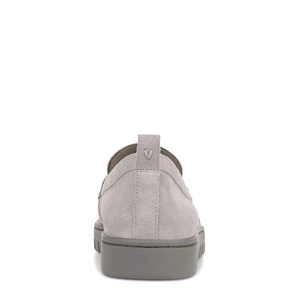 Vionic Damen Uptown Schlupf-Loafer aus Wildleder in Hellgrau