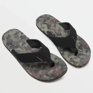 Volcom Victor Herren Sandalen - Dunkles Camo