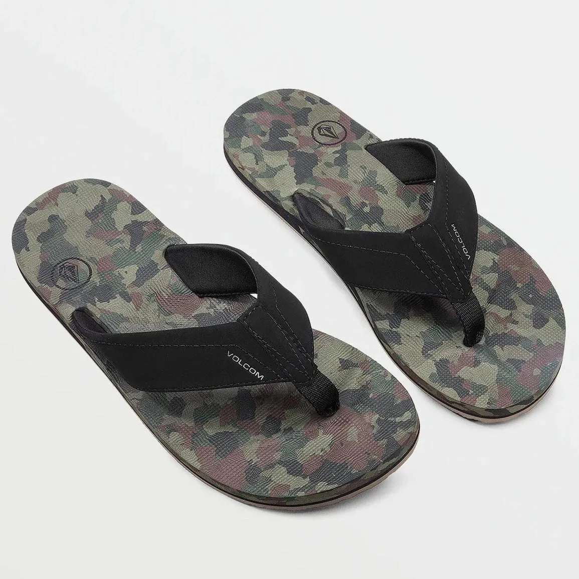 Volcom Victor Herren Sandalen - Dunkles Camo