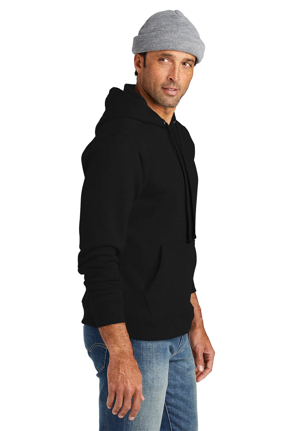Volunteer Strickwaren Herren USA Gefertigt Chore Fleece Kapuzenpullover Hoodie mit Beuteltasche - Tiefschwarz