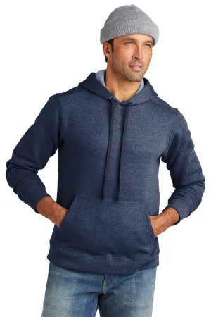 Volunteer Strickwaren Herren USA Gefertigt Chore Fleece Kapuzenpullover Hoodie mit Beuteltasche - Heather Starkes Marineblau