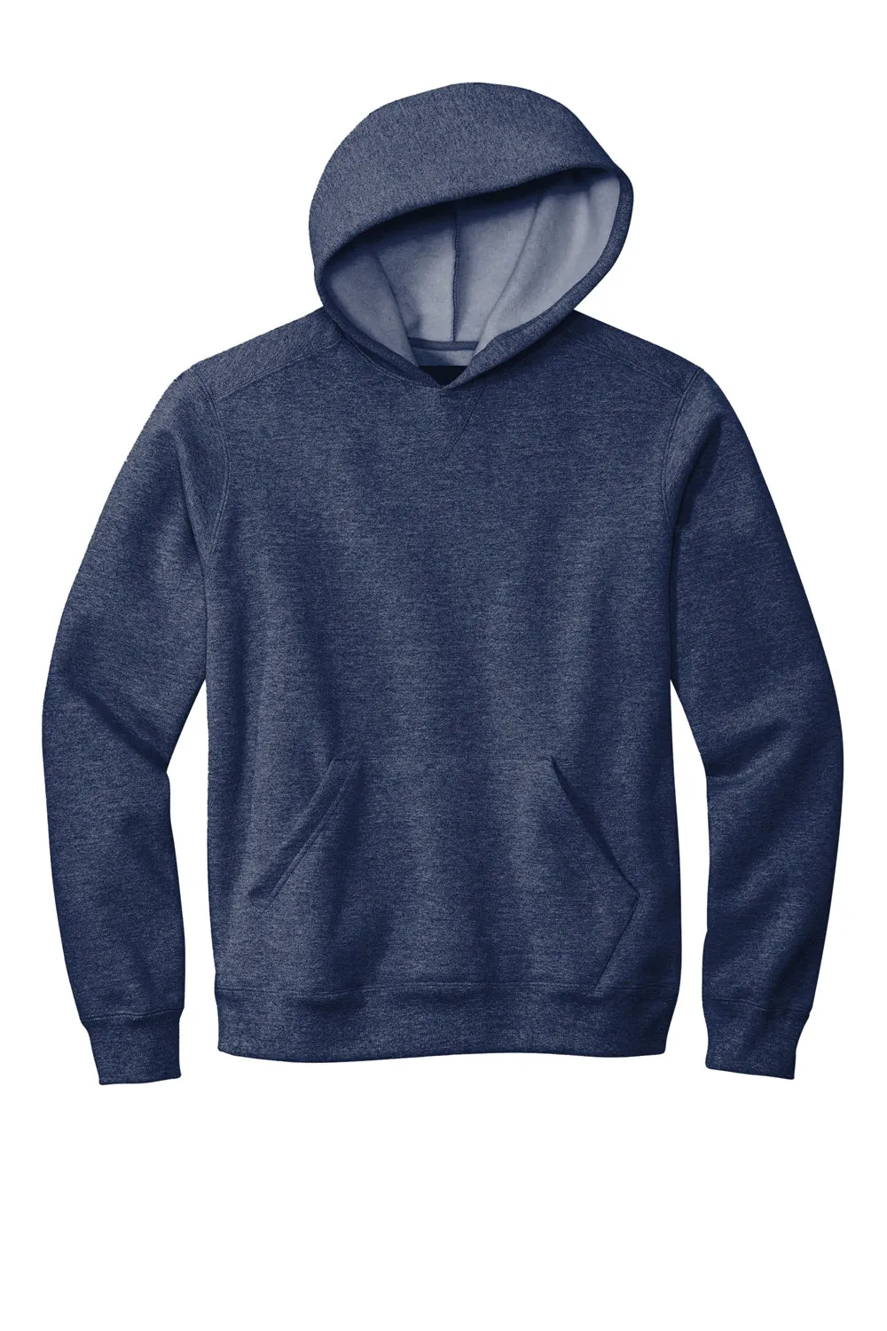 Volunteer Strickwaren Herren USA Gefertigt Chore Fleece Kapuzenpullover Hoodie mit Beuteltasche - Heather Starkes Marineblau