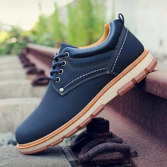 West Louis™ Lederglatt-Oxford-Schuhe