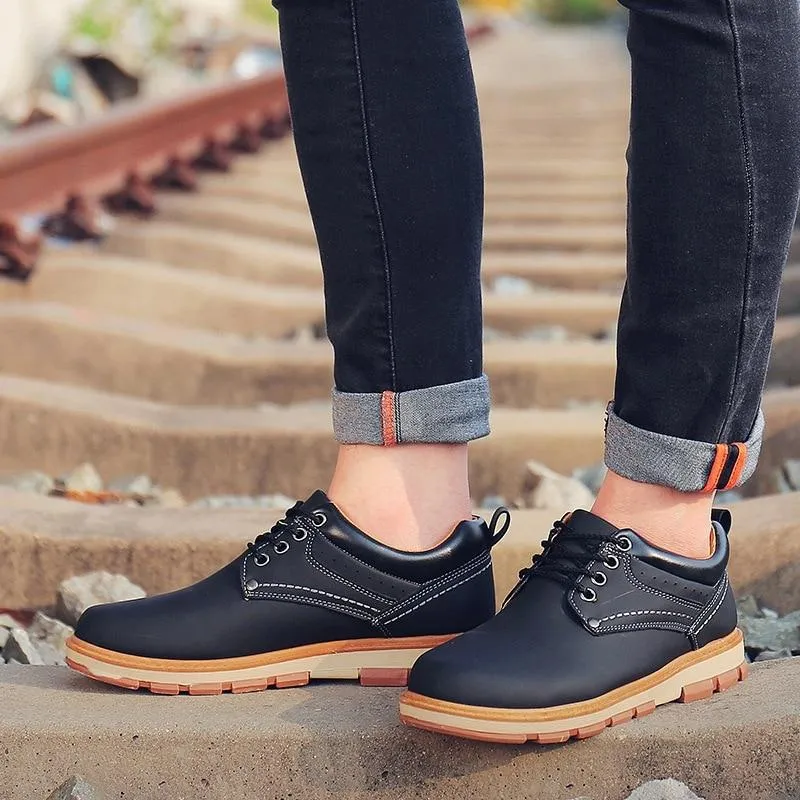 West Louis™ Lederglatt-Oxford-Schuhe