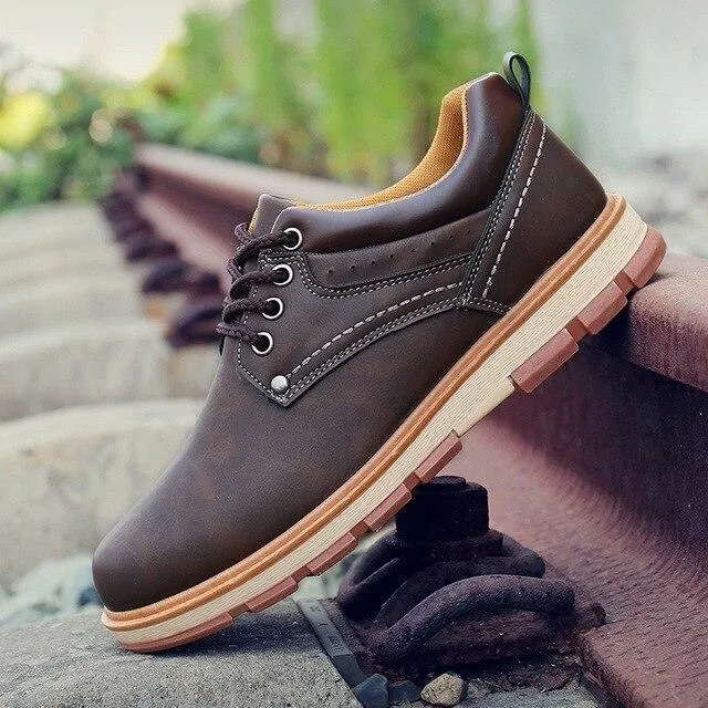 West Louis™ Lederglatt-Oxford-Schuhe