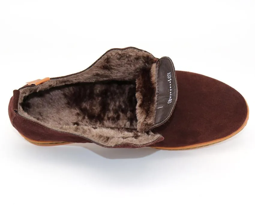 West Louis™ Nubukleder Warme Samtschuhe