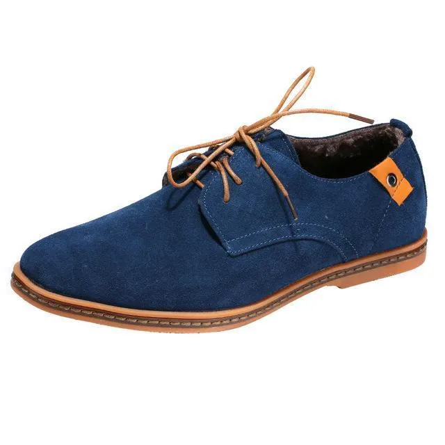 West Louis™ Nubukleder Warme Samtschuhe