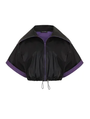 Jacke mit weiterem Kragen