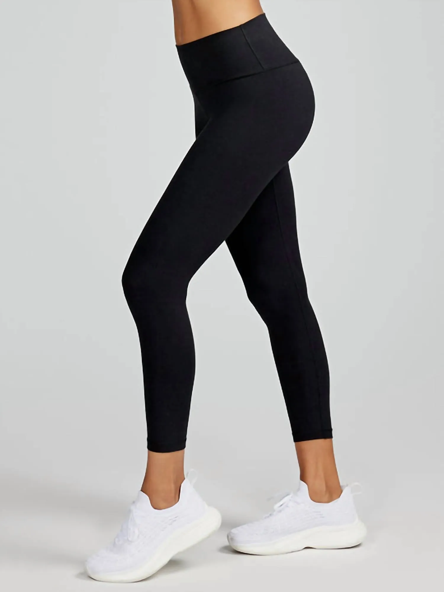 Damen 7/8 Leggings in Schwarz