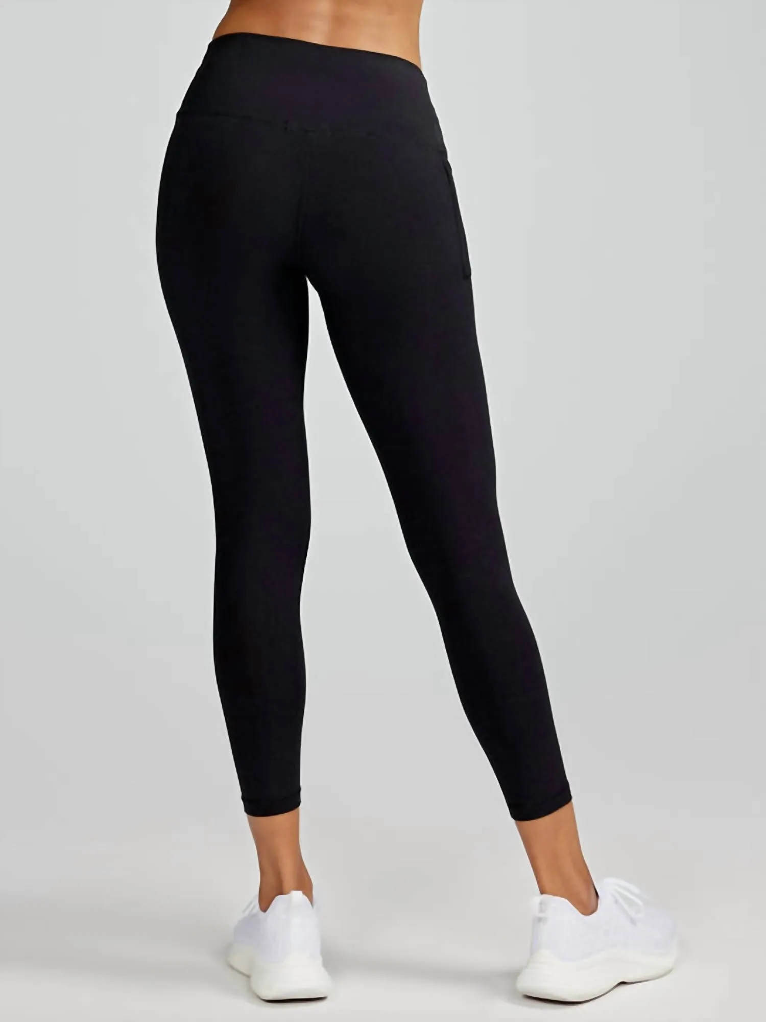 Damen 7/8 Leggings in Schwarz