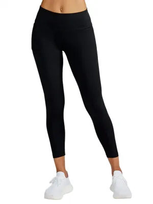 Damen 7/8 Leggings in Schwarz