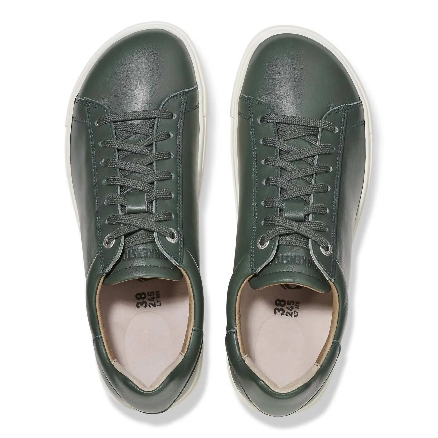 Damen Bend Low Leder-Sneaker in Thymian