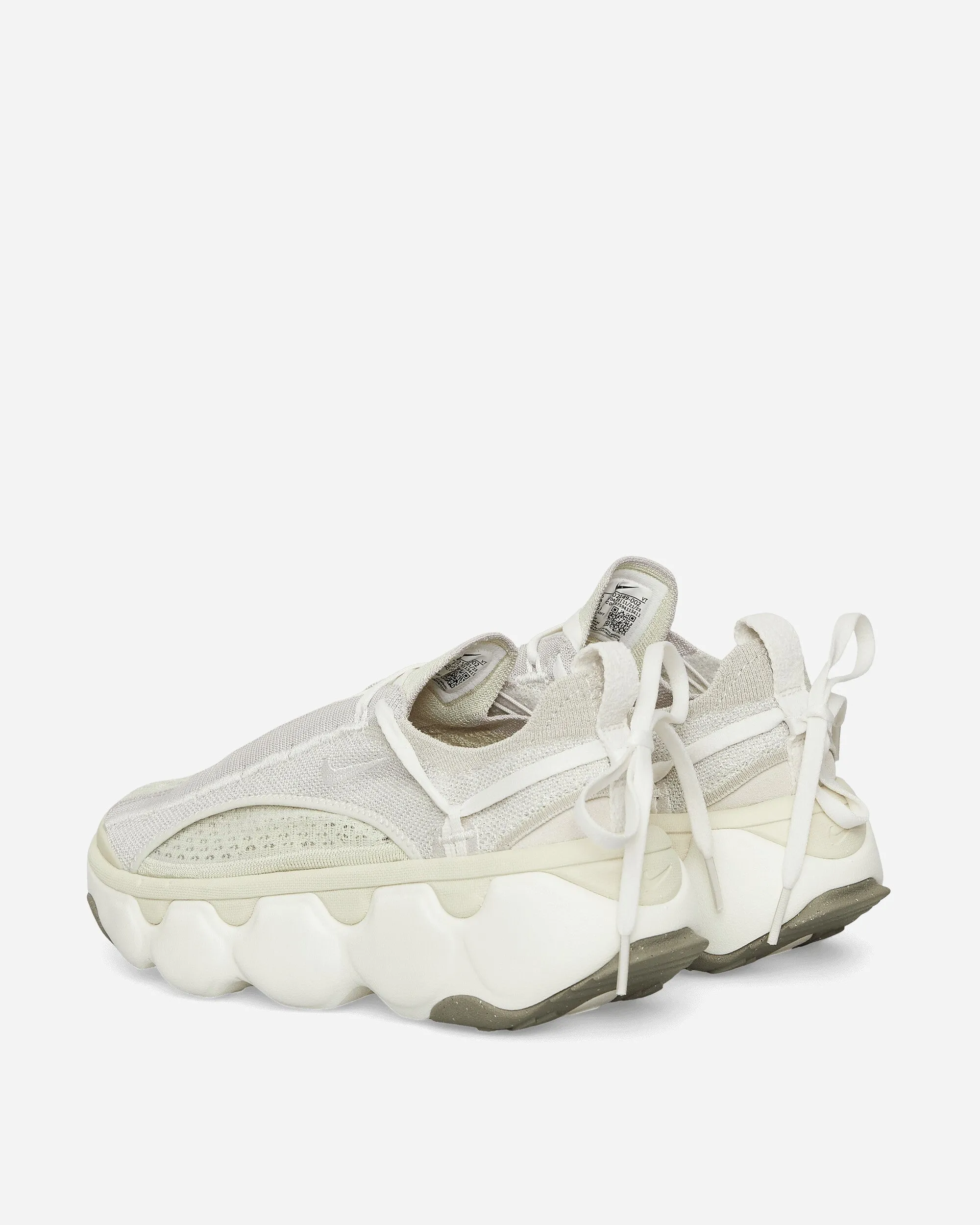 Damens Flyknit Bloom Sneakers in Hellbeige / Segeltuch