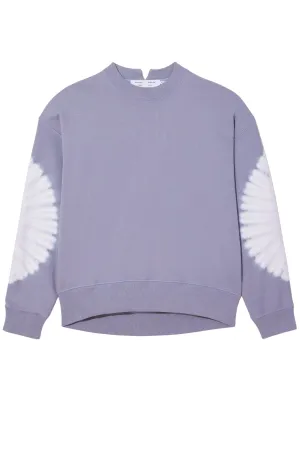 Damen Proenza Schouler Günstiger Proenza Schouler White Label Ring Tie Dye Sweatshirt - Lila/ Elfenbein
