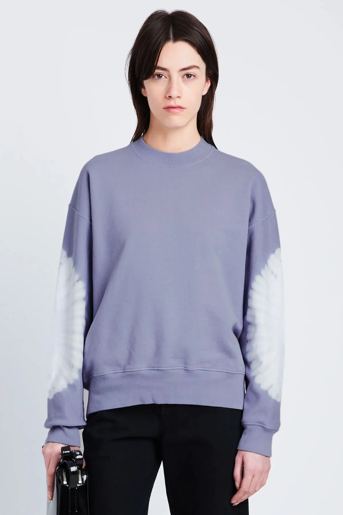 Damen Proenza Schouler Günstiger Proenza Schouler White Label Ring Tie Dye Sweatshirt - Lila/ Elfenbein
