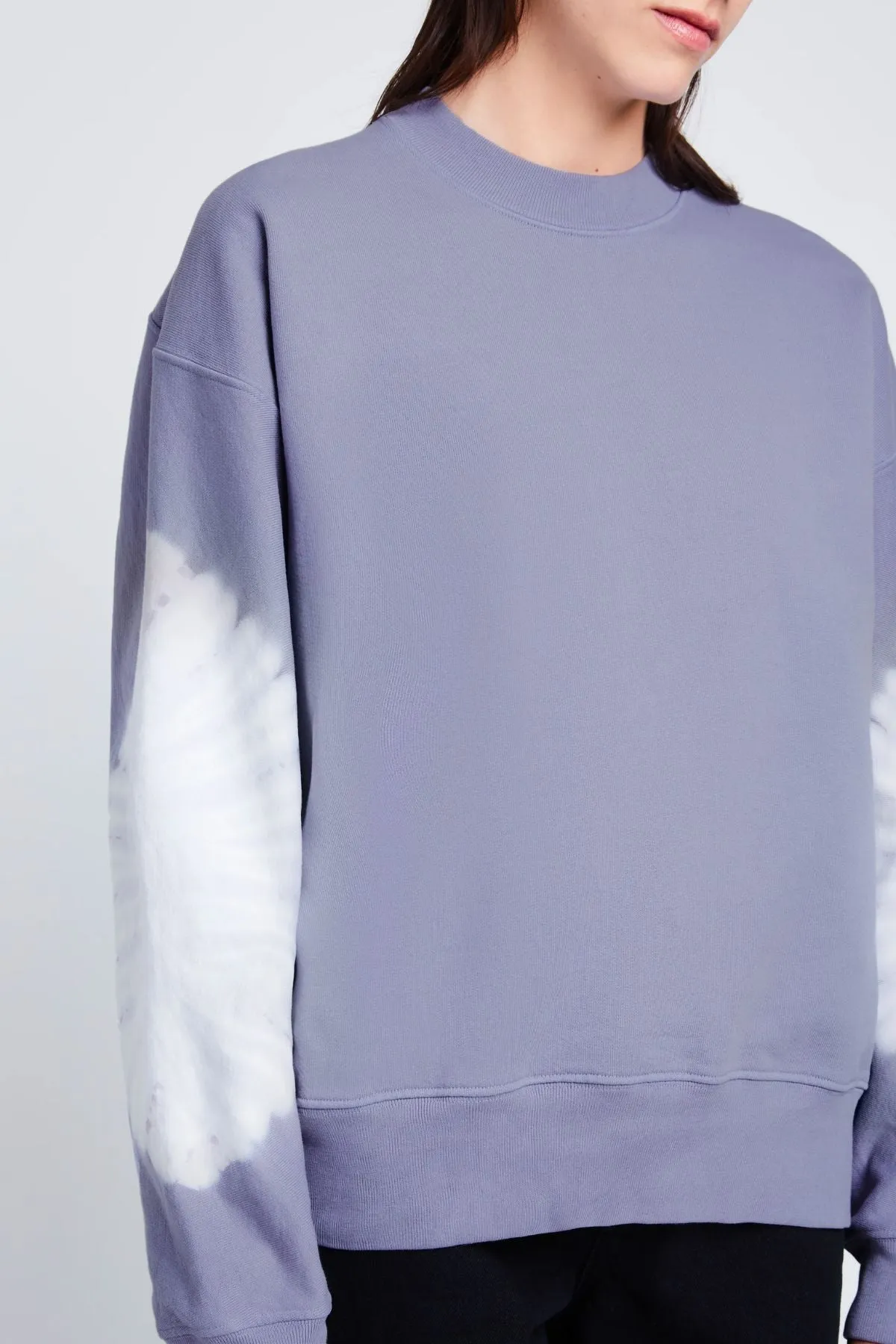 Damen Proenza Schouler Günstiger Proenza Schouler White Label Ring Tie Dye Sweatshirt - Lila/ Elfenbein