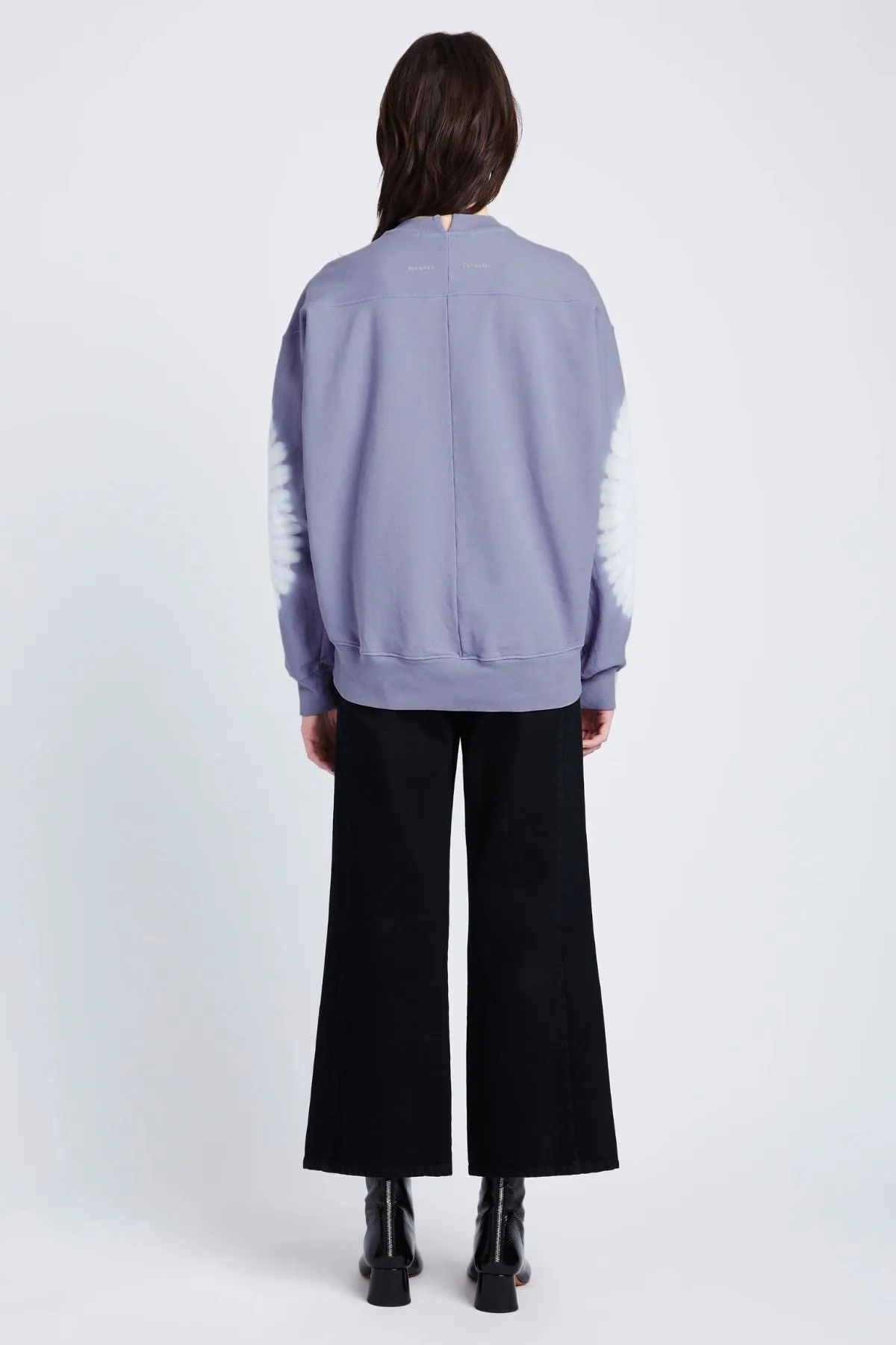 Damen Proenza Schouler Günstiger Proenza Schouler White Label Ring Tie Dye Sweatshirt - Lila/ Elfenbein